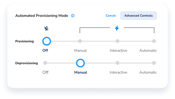 Provision UI